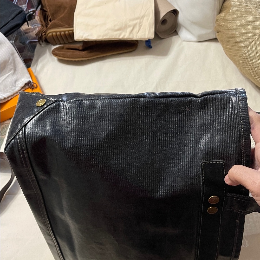 Jacobs By Marc Jacobs Colab Coated Denim Tote. - Picture 10 of 14